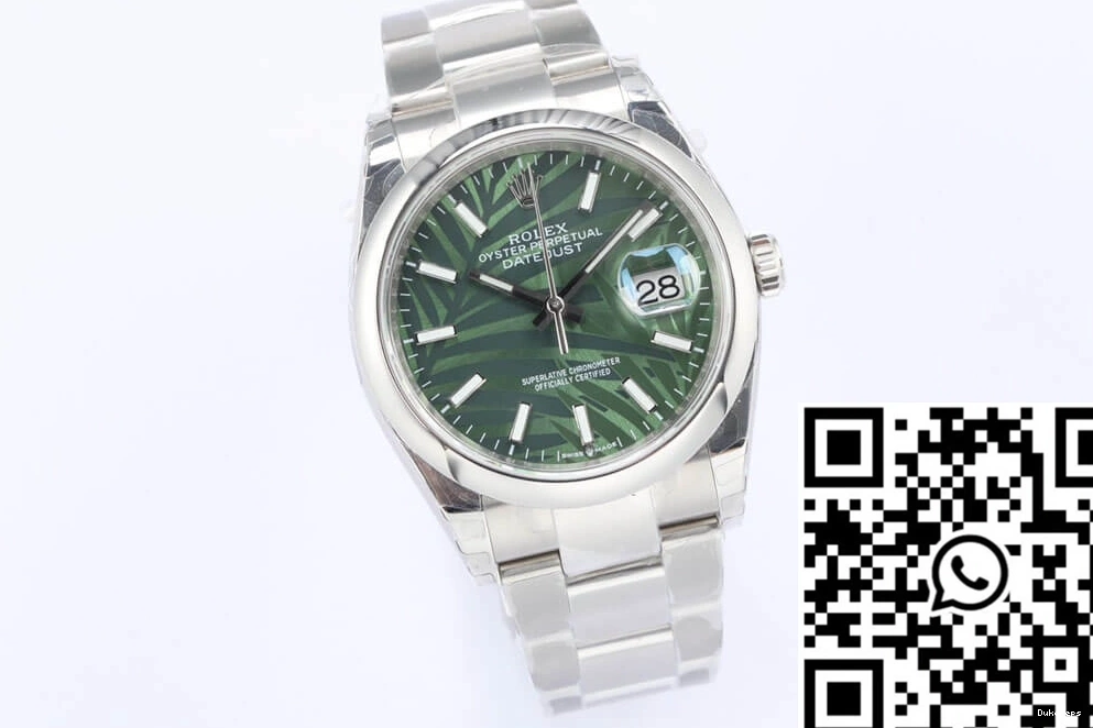 FlexibleFit Dial EW Rolex Palm M126200-0020 Pattern Green Leaf Factory 685 Olive Datejust 0708